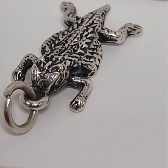 SOLD-Retired James Avery Horned Toad Lizard Charm/Pendant - Picture 13 of 14